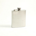 Stainless Checkered Flask - 7 Oz.